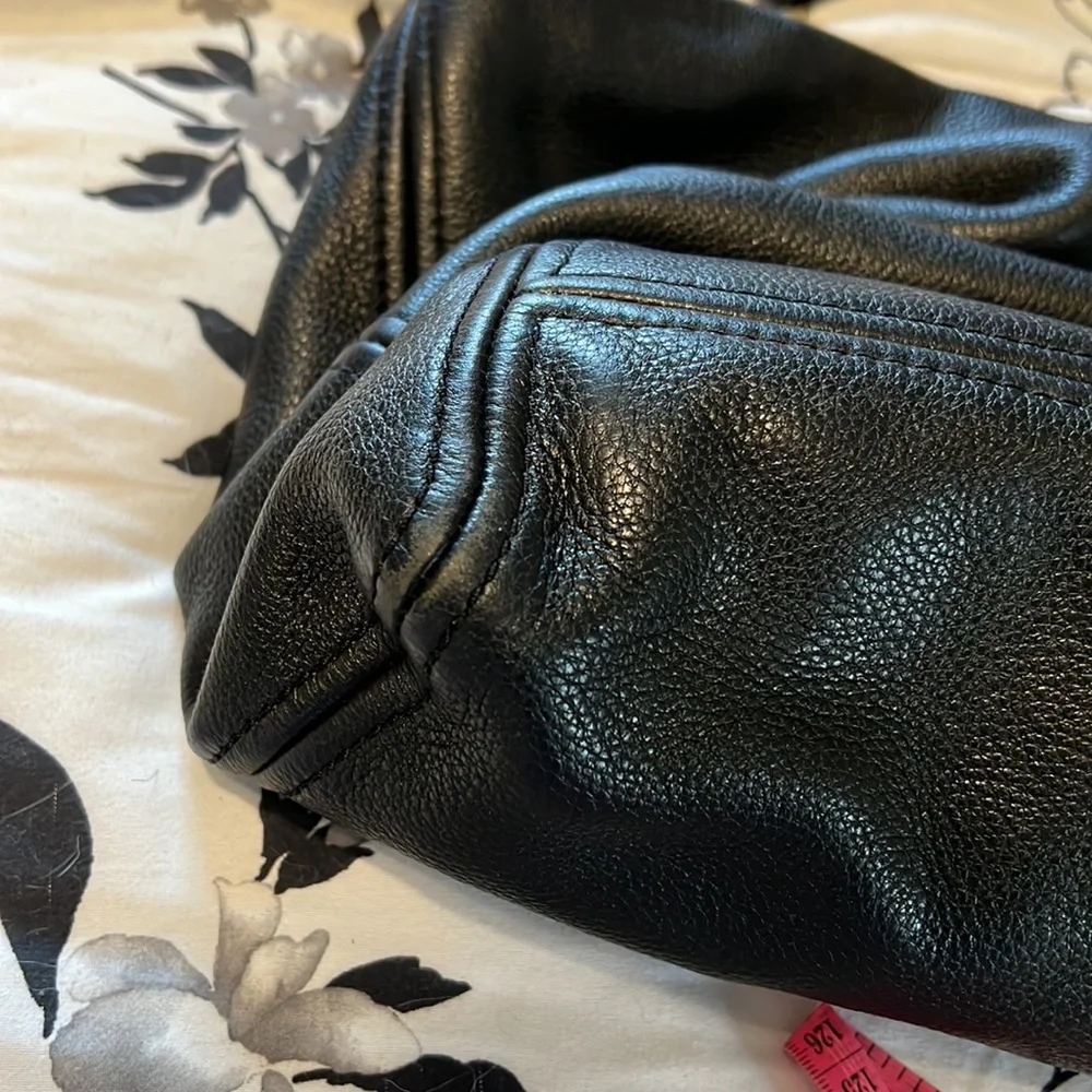 Michael Kors Black Leather Hobo Bag